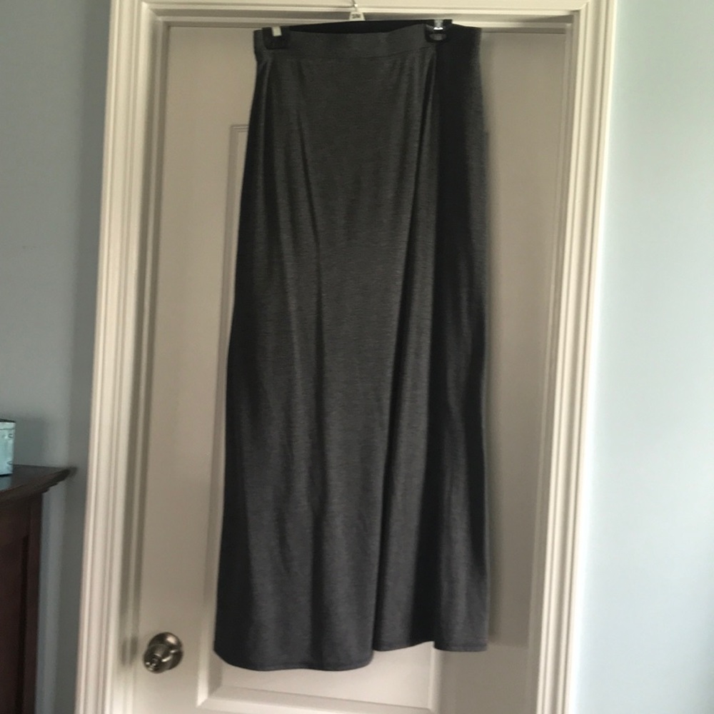 Grey Maxi Skirt
